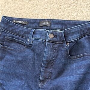 Talbots Dark Indigo Straight Leg Jeans